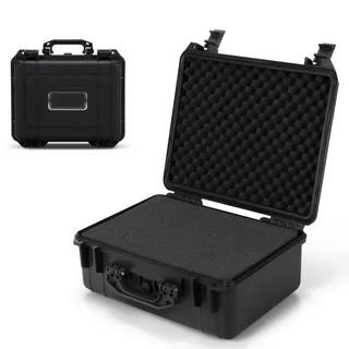 SOARS Fotokoffer, Wasserdichter Universalkoffer mit anpassbarem Schaumstoff & Druckausgleichsventil, Kamerakoffer Transportkoffer Werkzeugkoffer für Kamera, Objektive & Zubehör (13")