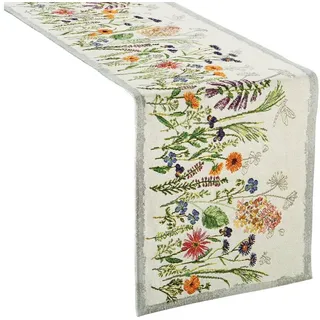 Sander Tischläufer Garden Delight Gobelin bunt Größe 32x96 cm