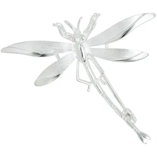 Brosche JOBO "Libelle", silber (silber 925), Broschen, Damen, Silber 925 (Sterlingsilber), Brosche, 925 Silber