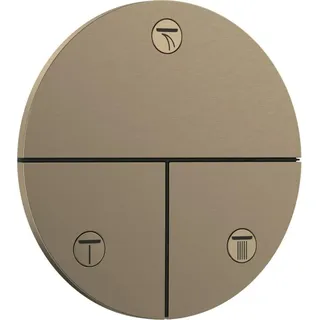 Hansgrohe ShowerSelect Comfort S Ventil Unterputz für 3 Verbraucher Brushed Bronze 15558140