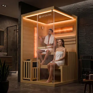 Indoor Sauna Vantaa 120 - Salzstein