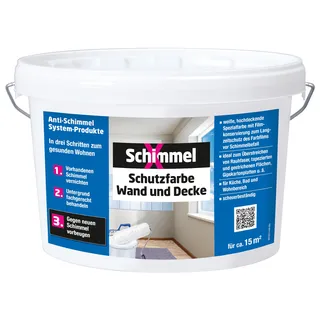 SchimmelX Schutzfarbe Wand und Decke weiß 2,5 l