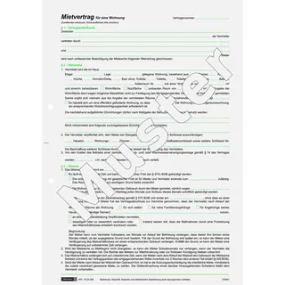 Brunnen Mietvertrag für Wohnungen A4 6 Blatt