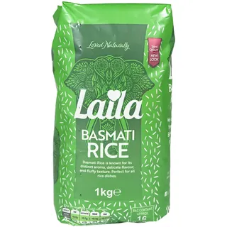 Laila Basmati Reis Basmati Rice Langkornreis Longgran Rice Langkorn Reis 1kg