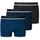 95/5 Shorts Organic Cotton Webgummibund blau/schwarz S 3er Pack