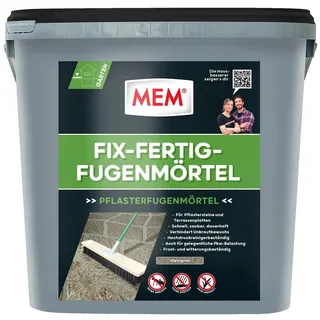 mem Fix-Fertig-Fugenmörtel 12,5 kg steingrau
