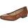 Ballerina RIEKER Damen Gr 37 braun Leder Schuhe Ballerina Pumps Business Schuh in schlichter Eleganz Topseller