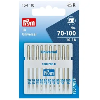 Prym 10 Nähmaschinennadeln 130/705 Universal 70-100