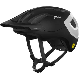 Poc Axion Race MIPS Fahrradhelm (Größe 51-54CM, schwarz)