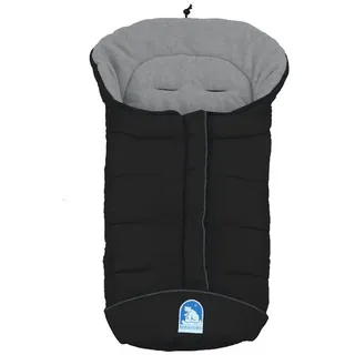 Heitmann-Felle Winterfußsack Eisbärchen schwarz/grau