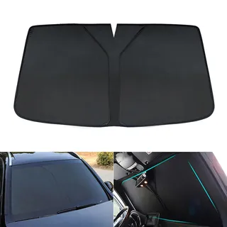 Passend für Mercedes Benz C-Klasse W204 2007–2014, Sonnenschutz für die Windschutzscheibe, Sonnenschutz für die Autowindschutzscheibe, Faltbarer Sonnenschutz für die Windschutzscheibe, Autozubehör