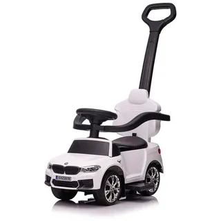 4in1 Kinder Rutschauto BMW M5 Rutscher Schiebestange MP3 Kinderauto weiß