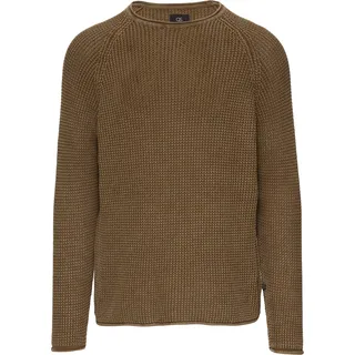 QS Locker gestrickter Pullover mit Waschung - braun XXL