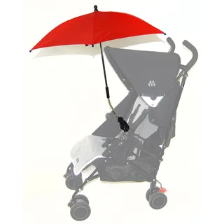 Baby Sonnenschirm kompatibel mit Hauck Torro Roadster Turbo Lift Up rot