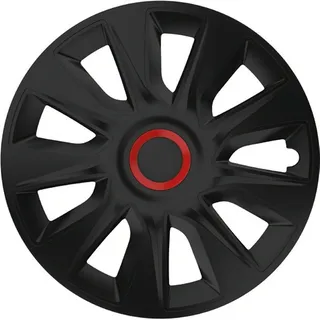 ZentimeX Z778257 Radkappen Radzierblenden universal 16 Zoll Black