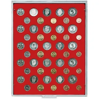 LINDNER Das Original Münzbox Standard für 5 DM-Kursmünzensätze