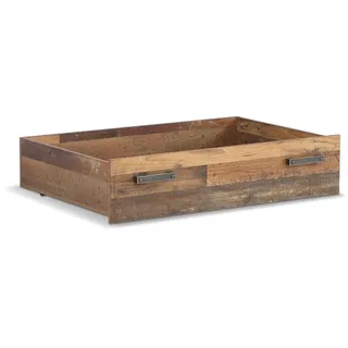 FORTE Bettkasten Clif Holzoptik Braun 85 cm