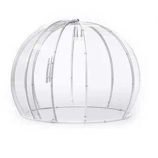 astreea Igloo Plus Gastro Terrassen Pavillon Model M 3,03x3,03x2,30m, wasserdicht, transparent, mit Beleuchtungssystem