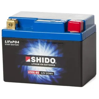 SHIDO LTX5L-BS LION -S- Batterie Lithium, Ion Blau (Preis inkl. EUR 7,50 Pfand)