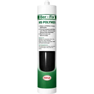 Ber-Fix MS Polymer Kleber schwarz Teich Pool Beton Fliesen GFK Holz Metall