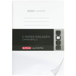 Herlitz my.book Refill flex A4 Lineatur 28 kariert, FSC Mix, 2x 40 Blatt (50034086)