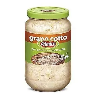 D'amico Grano Cotto Per Pastiera Napoletana 580g Gekochte Weizenkörner Italie
