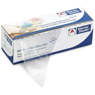 Thermohauser Einweg-Spritzbeutel (Kunststoff PE), Maximum Grip, transparent, 100 Stück, 30,0x16,0x0,0075 cm