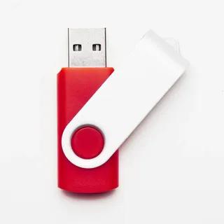 100 Stück Rot 128MB USB-Sticks USB 2.0 Swivel Design Flash Drive für die Datenspeicherung Großhandel Bulk (Rot, 128MB)