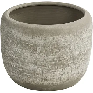 Dehner Keramik-Übertopf Romy, bauchig, Creme