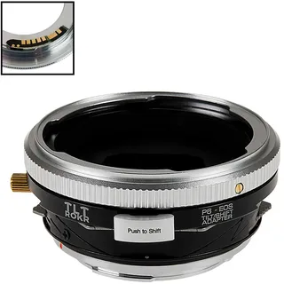 Fotodiox Pro TLT ROKR Tilt/Shift Lens Mount Adapter Compatible with Pentacon 6 (Kiev 60) Lenses on Canon EOS EF and EF-S Cameras - with Gen10 Focus Confirmation Chip