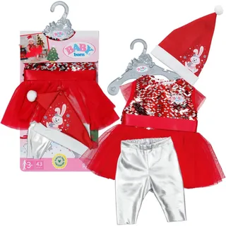 Zapf Creation BABY born Weihnachtsoutfit 43cm