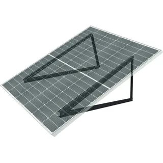 Schwaiger Solarmodulhalterung für 1 Panel Aluminium schwarz