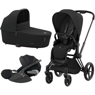 Cybex Platinum Trio Priam mit Cloud T Plus - Matt Black - Sepia Black