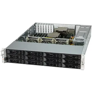 Supermicro A+ Server 2024S-TR - Server - Rack-Montage - 2U - zweiweg - keine CPU