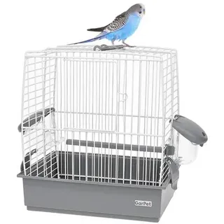 GarPet Vogelkäfig Transport Ausstellung Box Käfig mit Zubehör Wellensittich Weekend