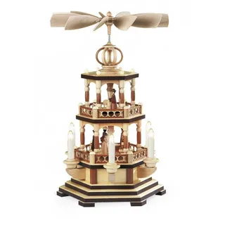 Müller GmbH Müller Pyramide Heilige Geschichte 2-stöckig elektrisch 27x26x48cm