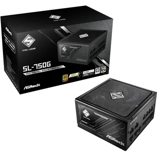 ASRock Steel Legend 750W Gold Gaming Netzteil modular ATX 3.1 PCIe 5.1