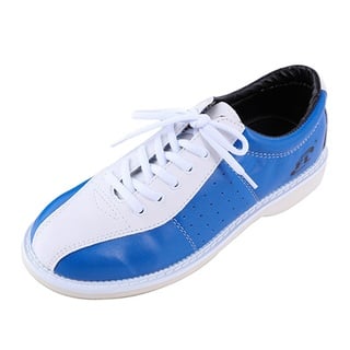 JiuQing Bowlingschuhe Herren Damen Anfänger Mikrofaser Gleitsohle Indoor-Bowling-Trainingsschuhe,Blau,40 EU - 40 EU