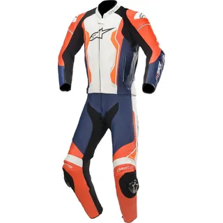 Alpinestars GP Force 2tlg. Lederkombi fluo-rot / schwarz / weiß / fluo-orange 50