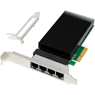 MicroConnect Network Card PCIe x4 I226-T4 Quad- 25G RJ45 MC-PCIEX4-I226-T4