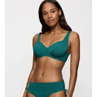 Triumph Bügel-Bikini-Top "Summer Mix & Match W 01 sd", Damen, Gr. 40, Cup C, mystic sea, Microfaser, Obermaterial: 80% Polyamid, 20% Elasthan, Bikini-Oberteile Bügel-Bikini-Top, Power-Mesh für größere Cups, Topseller