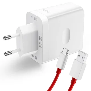 100W USB Ladegerät mit Ladekabel für OnePlus Nord 4 Nord CE4 5G 2T,SUPERVOOC Super Schnelllade Ladegerät Adapter USB Netzteil Stecker mit USB C Kabel 1M für OnePlus 13 12 12R 11R 10T Ace 3 2 Pad Pro