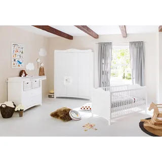 Pinolino Kinderzimmer Florentina breit 3-tlg. weiß