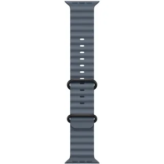 Apple Watch Ultra Ocean Armband 49 mm Maritimblau Titan Schwarz