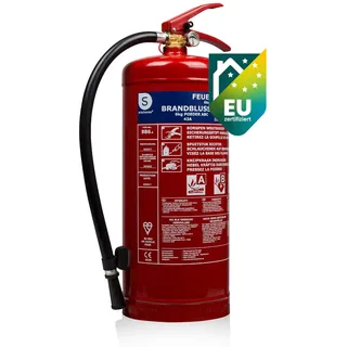 Smartwares Pulverlöscher – 6 kg – für ABC Brände – mit Halterung – FEX-15167