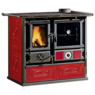 La Nordica wasserführender Küchenofen | TERMOROSA DSA.16 CERAMICA | 11 kW | Bordeaux