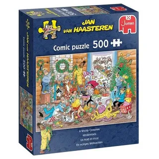 Jan van Haasteren Puzzle Jan van Haasteren Ein wolliges Weihnachten 500 Teile Puzzle, 500 Puzzleteile bunt