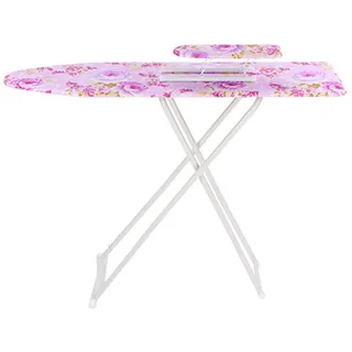 Bügelbrett Klappbar, klappbarer Bügeltisch für Dampfbügeleisen, 92 x 30 cm, Bügelbrett höhenverstellbar, zum Bügeln von Kleidung, extra breites Kleiderbügelbrett mit klappbaren Beinen
