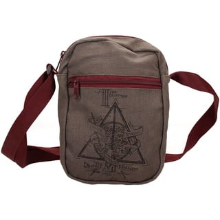 SD Toys Unisex Bolsa Pequeña Tela Kleine Tasche aus Canvas Deathly Hallows Harry Potter, Bunt