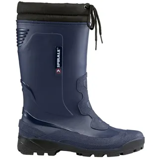 Spirale John Unisex-Erwachsene Gefütterte Gummistiefel - Blau - Gr. 45 - 45 EU